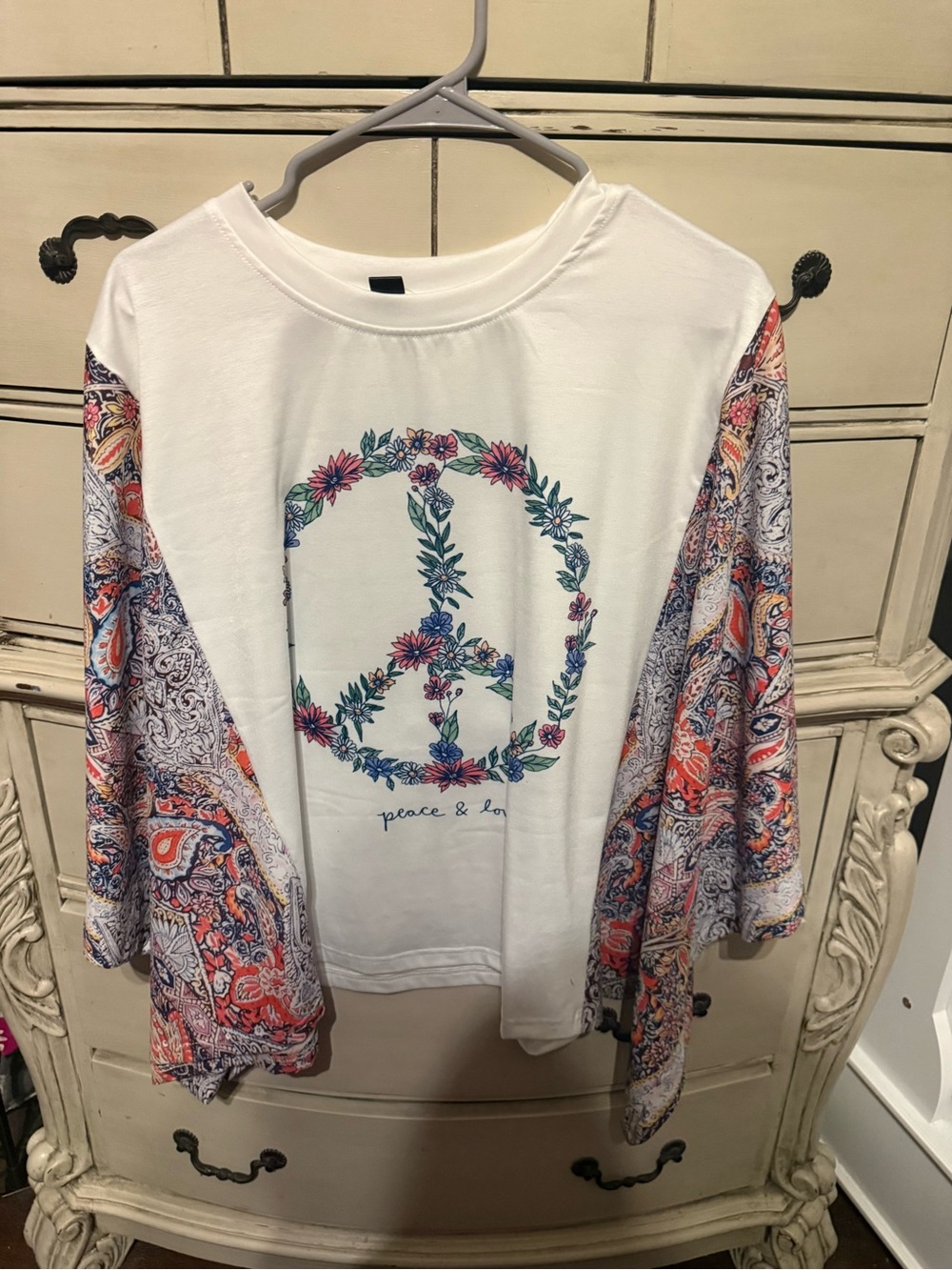Bat wing top xl